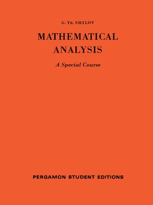 cover image of Mathematical Analysis